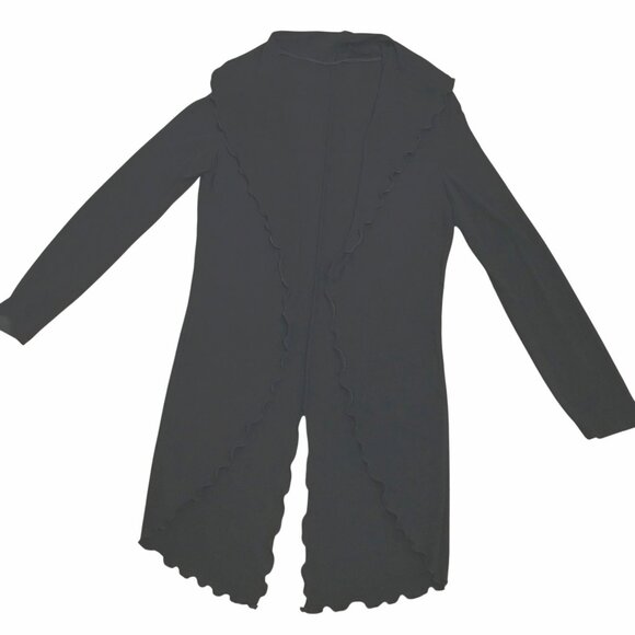 ZENOBIA Black Soft Stretch Jersey Knit Set S Canada Elevated Everyday Minimalist - Picture 6 of 13